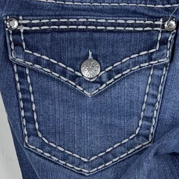 Paisley Sky Skinny Jeans - Picture 7 of 11